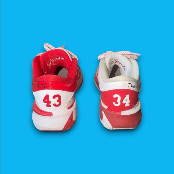 Nike Zoom Freak 5 EP White red Low top basketball shoes FV1933 600 Size 8 - Picture 3 of 7